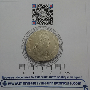 LOUIS XIV LE GRAND OU LE ROI SOLEIL Demi-écu aux huit L, 2e type 1704 Paris