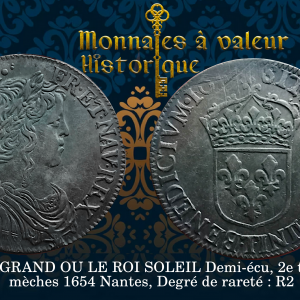 Demi-écu mèche longue 1654 Nantes