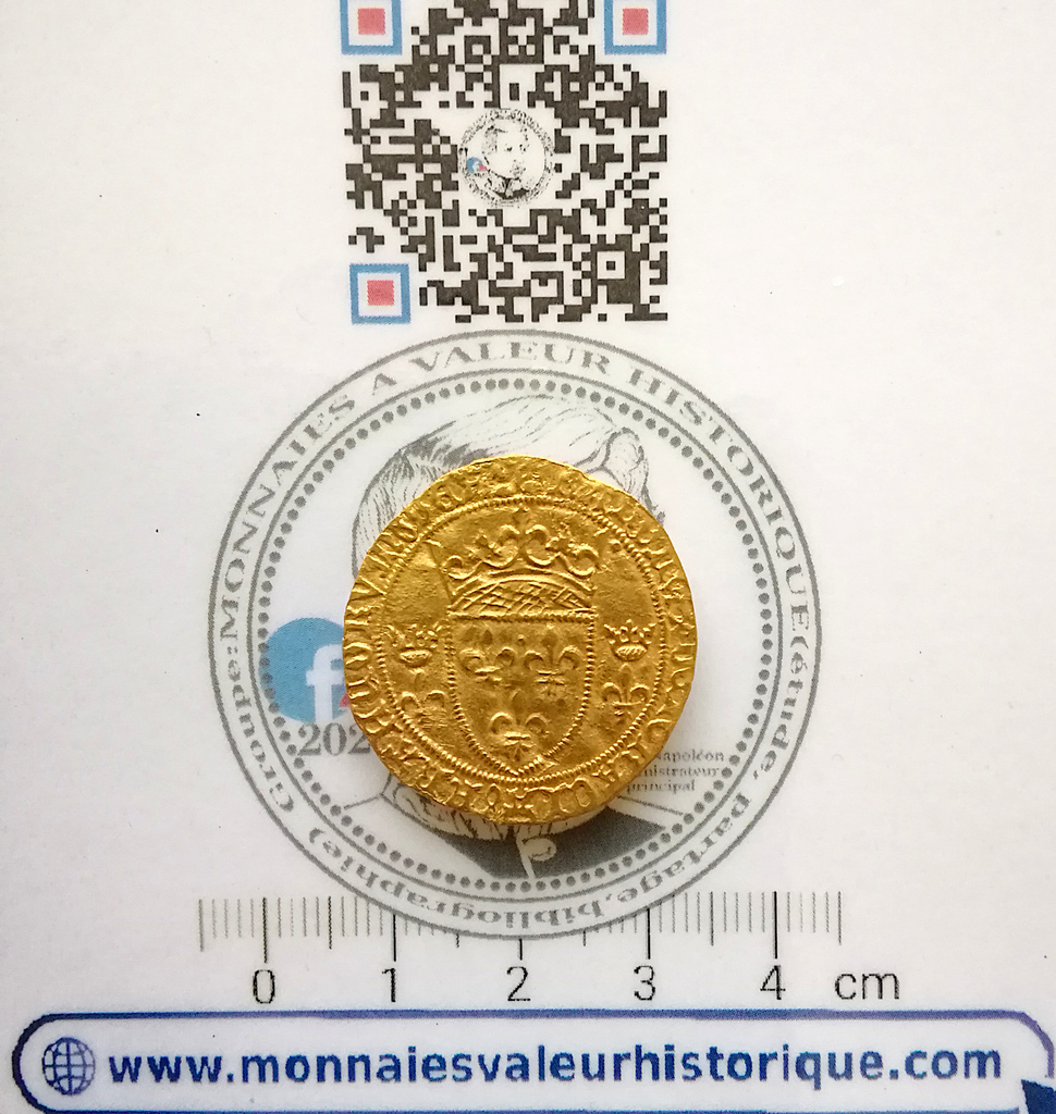 Monnaies à valeur historique boutique en ligne CHARLES VII LE VICTORIEUX Écu d'or à la couronne Montpellier