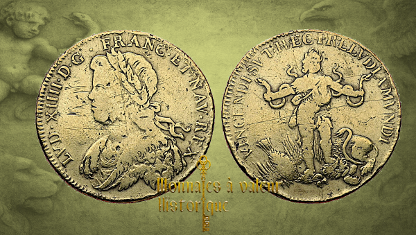 Louis XIV enfant en Hercule – Jeton mythologique du Roi-Soleil