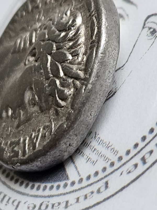 magnifique tetradrachme de octave auguste en argent