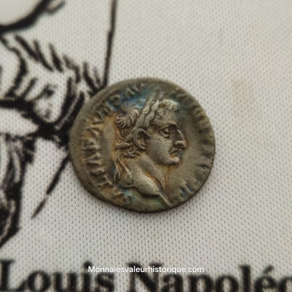 Denier de Tibère (22-30 ap. J.-C.) – Argent SUP ✝️ “Trente pièces d’argent” – Image 3