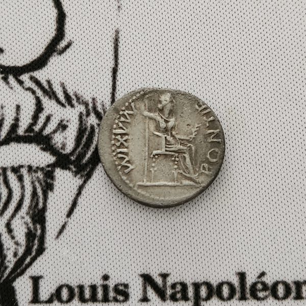 Denier de Tibère (22-30 ap. J.-C.) – Argent SUP ✝️ “Trente pièces d’argent” – Image 2