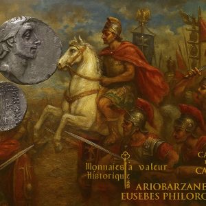 CAPPADOCE – ROYAUME DE CAPPADOCE – ARIOBARZANES III EUSEBES PHILOROMAIOS – Drachme en argent