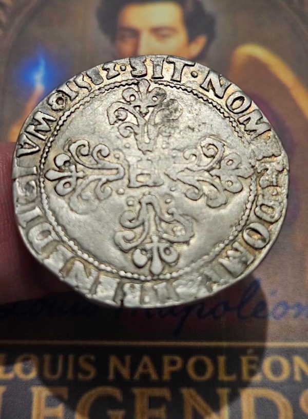 ✨ Magnifique Franc au col plat – Henri III (1582, atelier de Saint-Lô) – Image 2