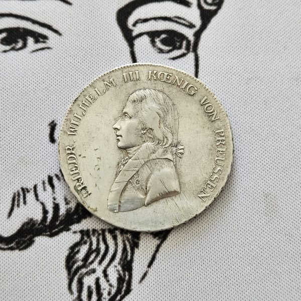 🌟 1 THALER 1798 – ROYAUME DE PRUSSE – FRÉDÉRIC-GUILLAUME III TTB+ PROCHE SUP – Image 4
