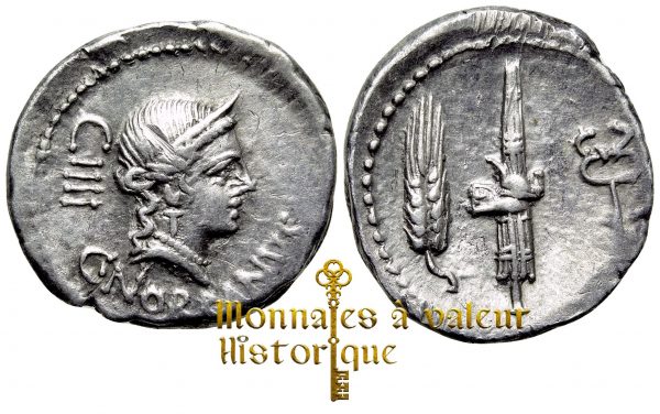 Monnaie romaine authentique rare Denier Norba