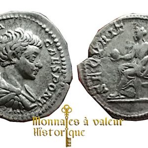 Monnaie romaine authentique Denier Geta