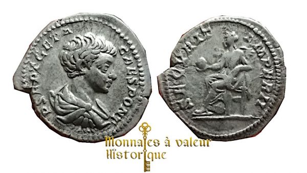 Monnaie romaine authentique Denier Geta