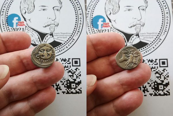 Denier argent Romain Plautia