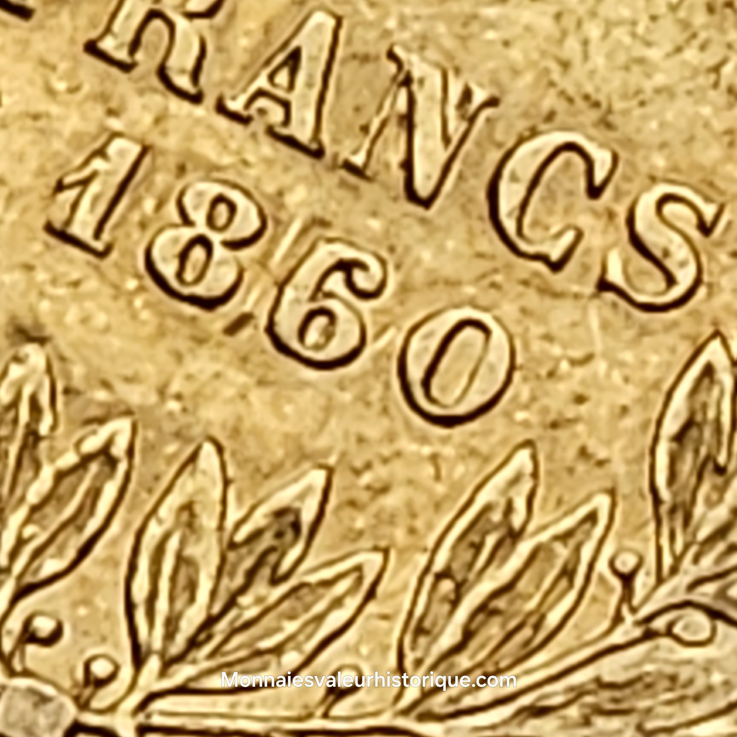 5 Francs or Napoléon III – tête nue – grand module – 1860/50 Strasbourg (F.501/12) – Image 5