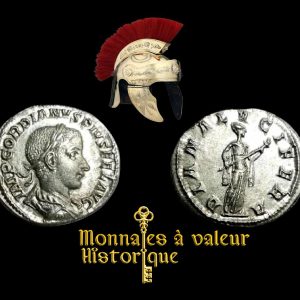 Monnaie romaine authentique GORDIEN III Denier revers "Diana Lucifera"