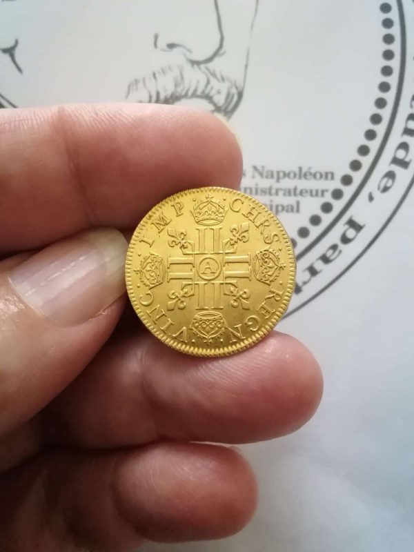 Louis XIII Louis d’or 1641 A (Paris) – Image 8