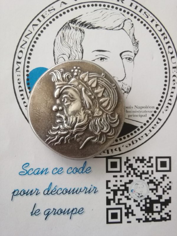 Unique Panticapée Statère d'or (158grs d'Argent massif) – Image 2