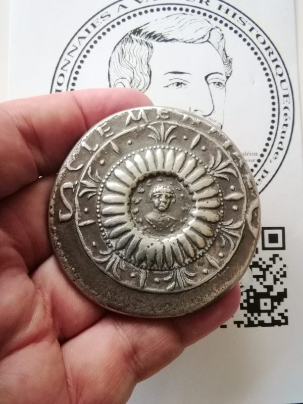 Unique Dupondius Tibère Ric 38 (165 grs d'Argent massif) – Image 3