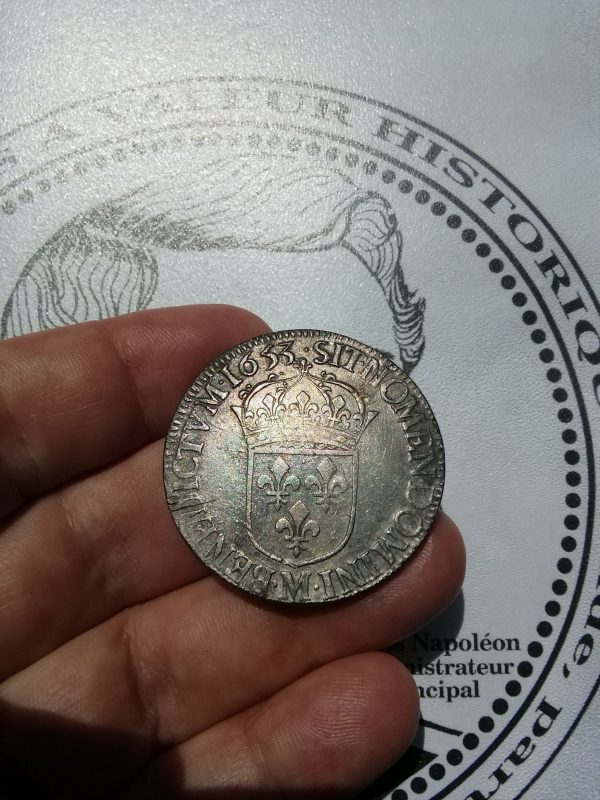 Écu de Louis XIV à la méche longue pour Toulouse – Image 2