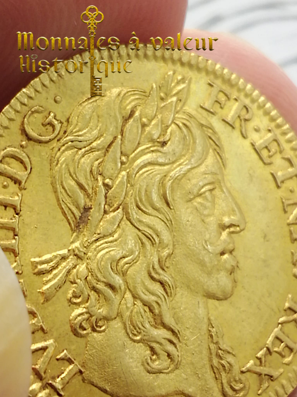 Louis XIII Louis d’or 1641 A (Paris) – Image 3