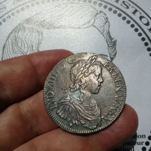 Écu de Louis XIV à la méche longue pour Toulouse