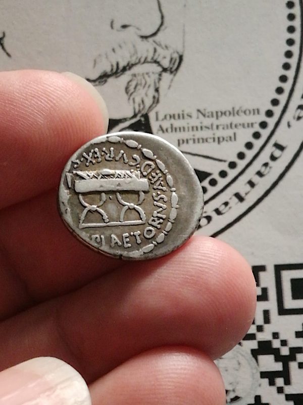Monnaie romaine authentique denier FURIA – Image 2