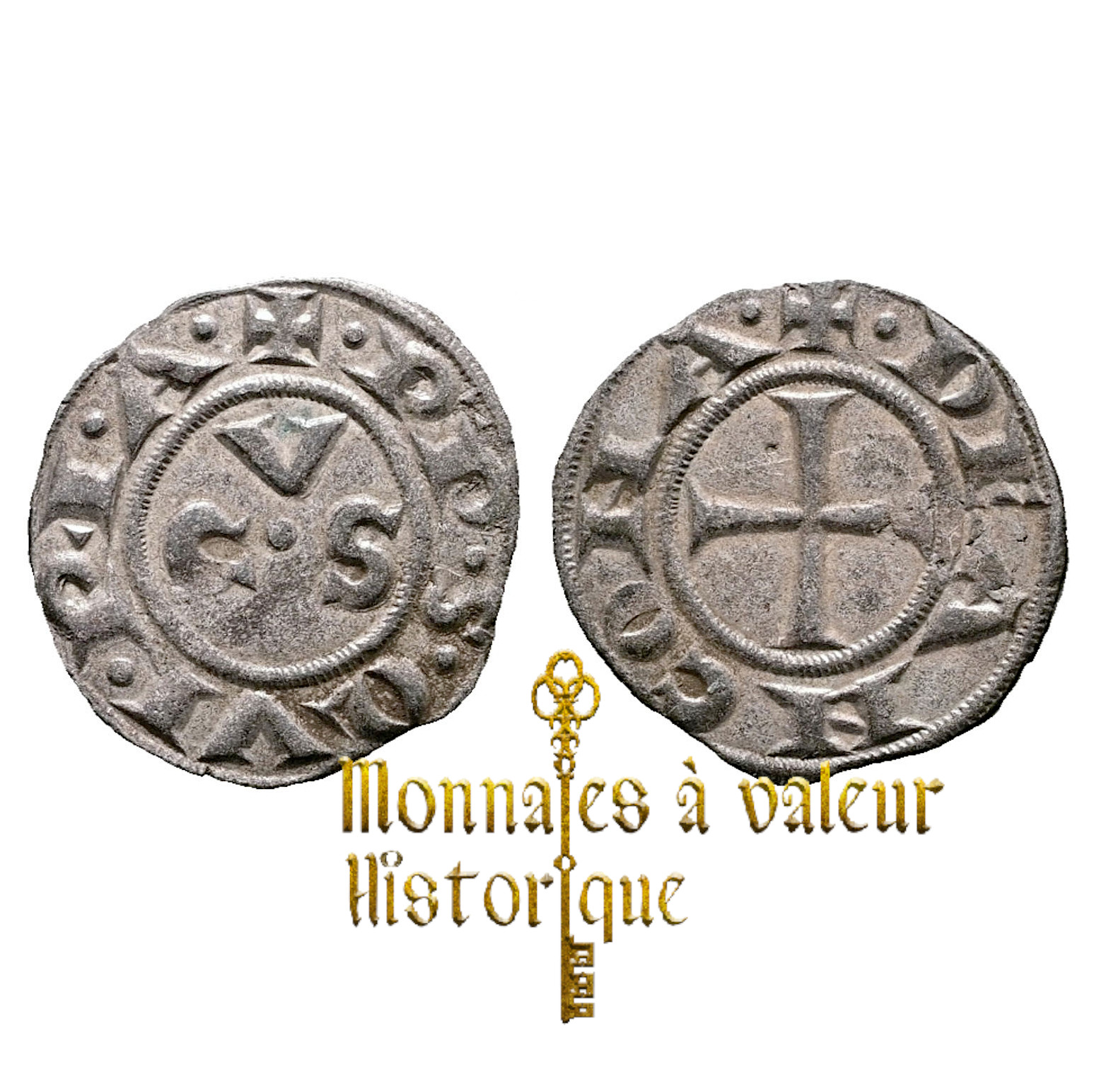 ITALIE – LES MARCHES – ANCÔNE – DENIER ARGENT (XIIIᵉ siècle)