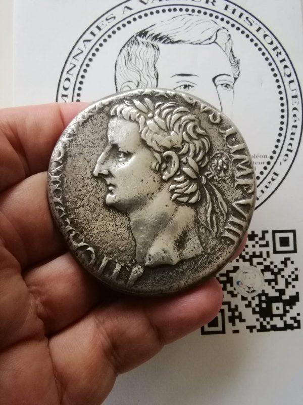 Unique Dupondius Tibère Ric 38 (165 grs d'Argent massif) – Image 4