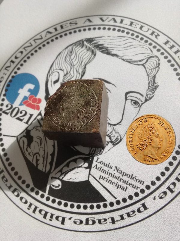 Coin Matrice utilisé pour frappé des Louis d'or – Image 2