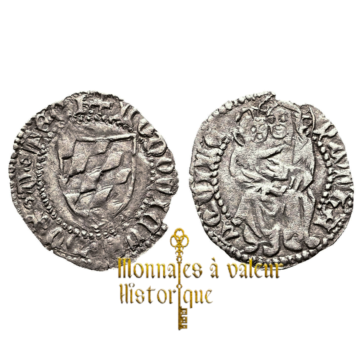 Monnaie féodale Soldo du Patriarcat d'Aquilée en argent