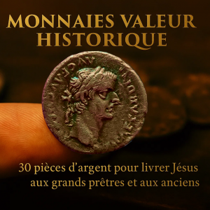 Denier de Tibère (22-30 ap. J.-C.) – Argent TTB+ ✝️ “Trente pièces d’argent”