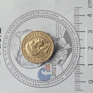 Monnnaie en Or 10 mark wilhelm II 1905