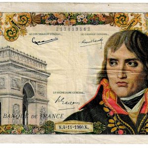 100 Nouveaux Francs BONAPARTE FRANCE 1960