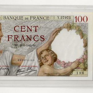 100 Francs – Sully (Jonas / Deloche) - UNC Gradé NEUF sous scellée