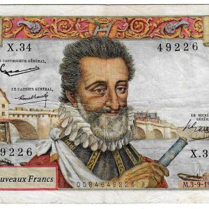 50 Nouveaux Francs Francs type Henri IV