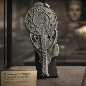 MIROIR VOTIF GALLO-ROMAIN EN PLOMB