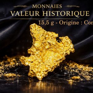 Pépite d’Or Naturelle d’Exception – Dimonika, Massif du Mayombe (Afrique)