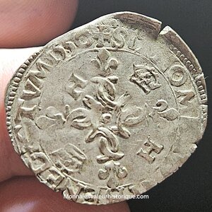 Henri II douzain aux croissants 1550 Aix-en-provence