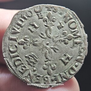 Henri II Douzain aux croissants 1550 Troyes