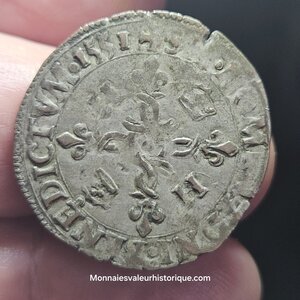 Henri II Douzain aux croissants 1551 Rouen