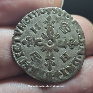 Henri II Douzain aux croissants 1550 Rouen