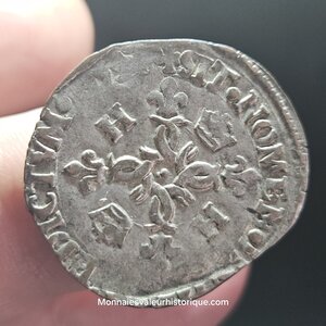 Henri II Douzain aux croissants 155? Limoges