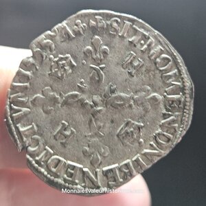 Henri II Douzain aux croissants 1555 Lyon