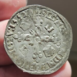 Henri II douzain au croissants 1552 Angers