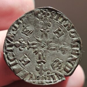 Henri II douzain au croissants 1550 Lyon