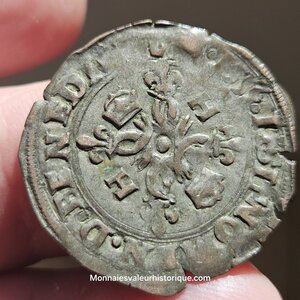 Henri II Douzain aux croissants 1552 – Atelier inédit