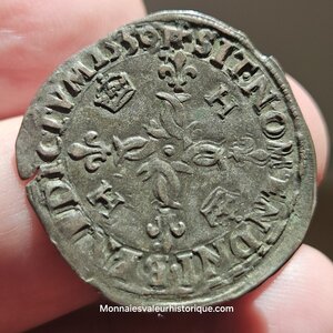 Henri II douzain au croissants 1550 Lyon