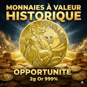 Monnaie en OR Wonder Woman courage qualité BU