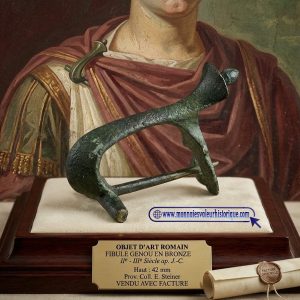 FIBULE GENOU ROMAINE EN BRONZE