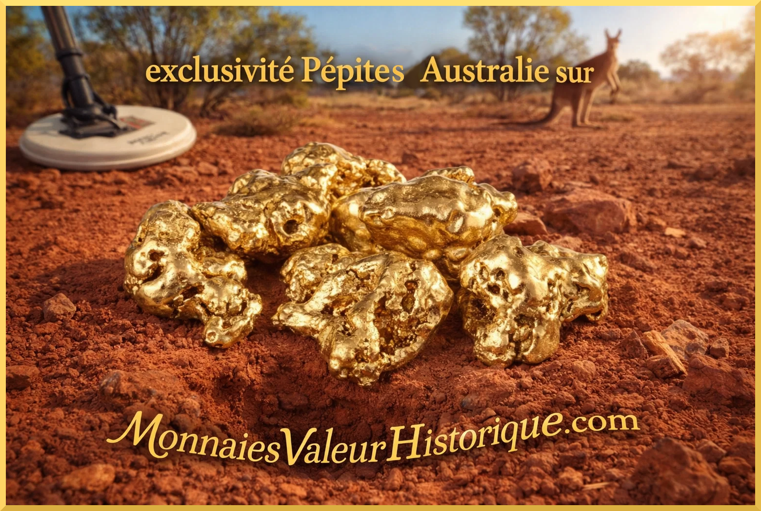 pépite d'or rare d'Australie