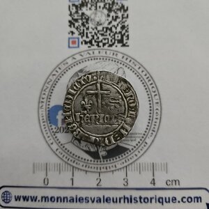 Henri VI de Lancastre – Roi de France & d’Angleterre – Blanc aux écus – Saint-Lô