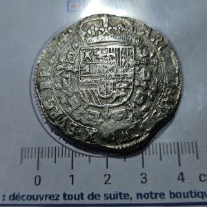 BELGIQUE - PAYS-BAS ESPAGNOLS Patagon au nom de Charles II d’Espagne 1680 Bruxelles