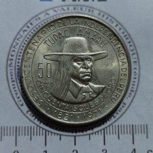 PÉROU 50 Soles Tupac Amaru 1971 Lima SPL